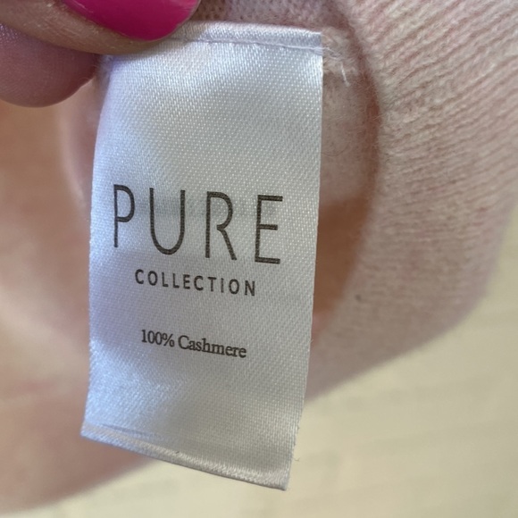 Pure Cashmere tank camisole Collection NEW size 12 super soft blush light pink - Picture 6 of 6